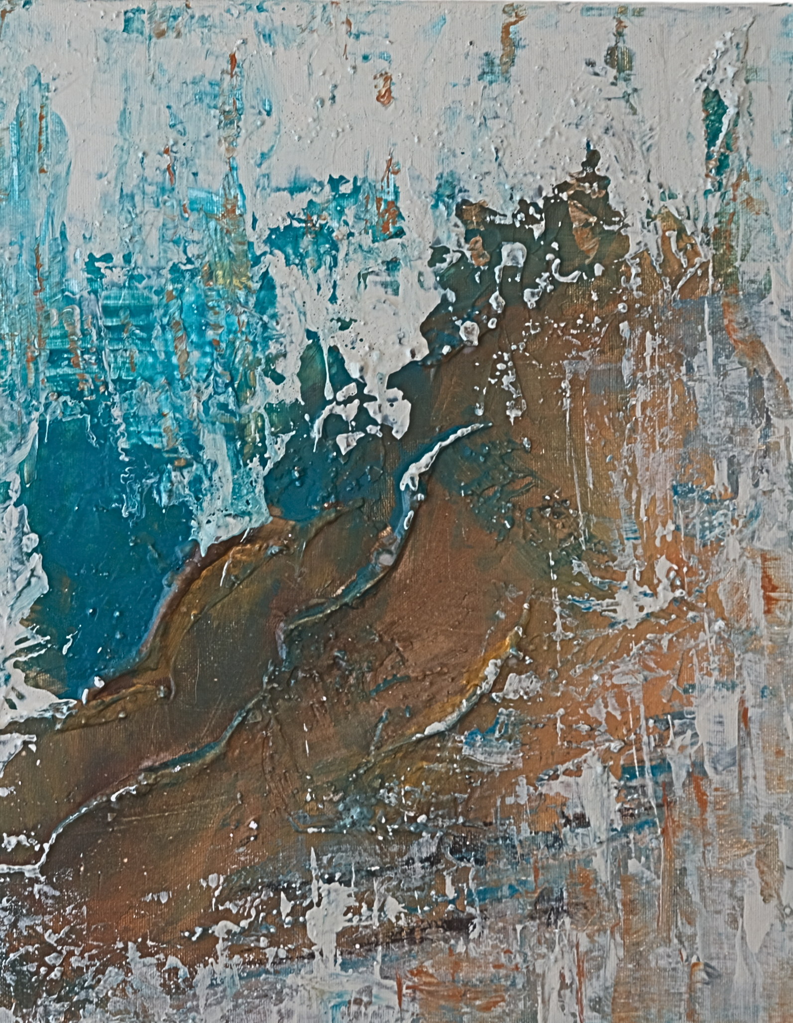 Obra “Mar revolto” da Coleção “Mar infinito”